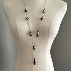 Long multistone Necklace
